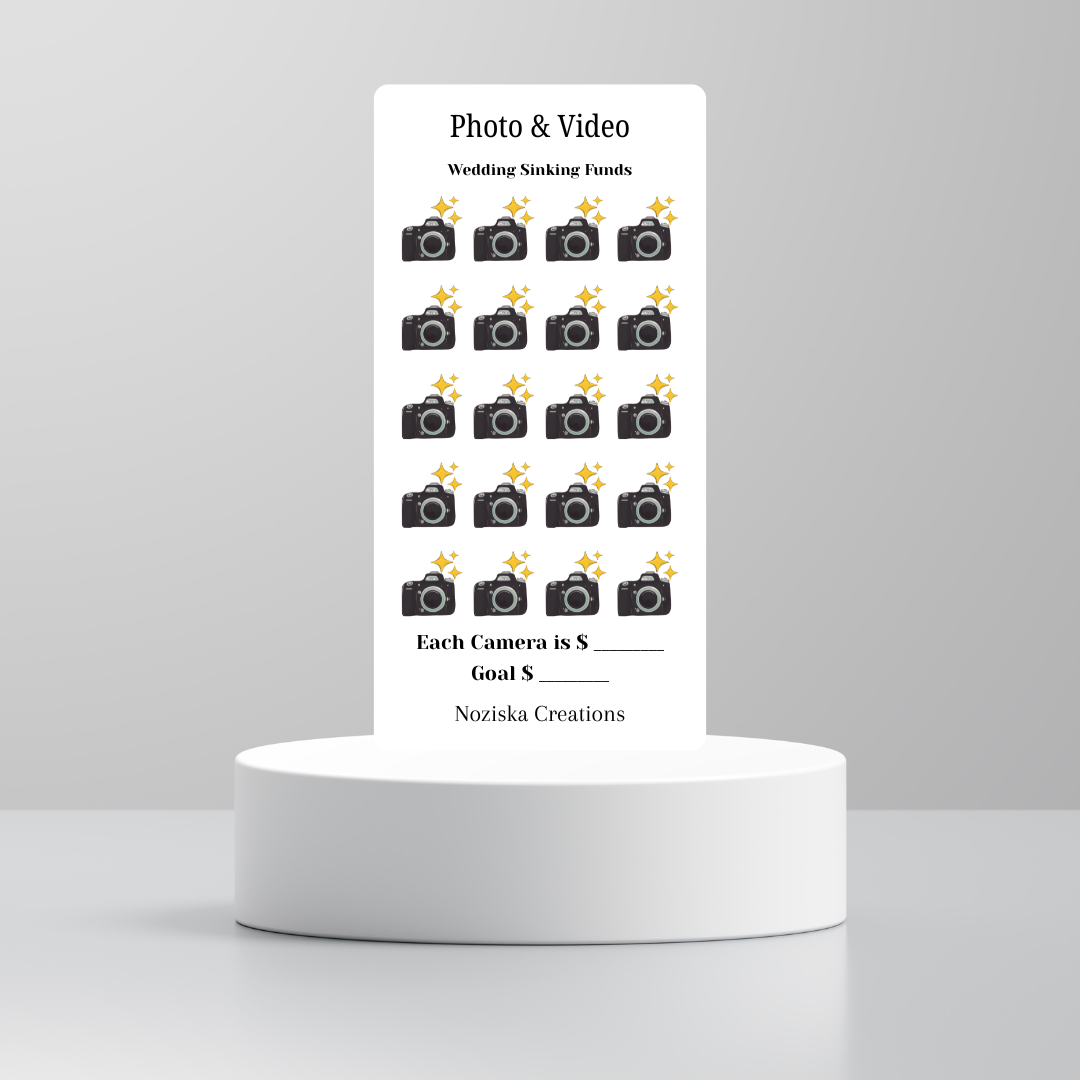 Wedding Saving Challenge