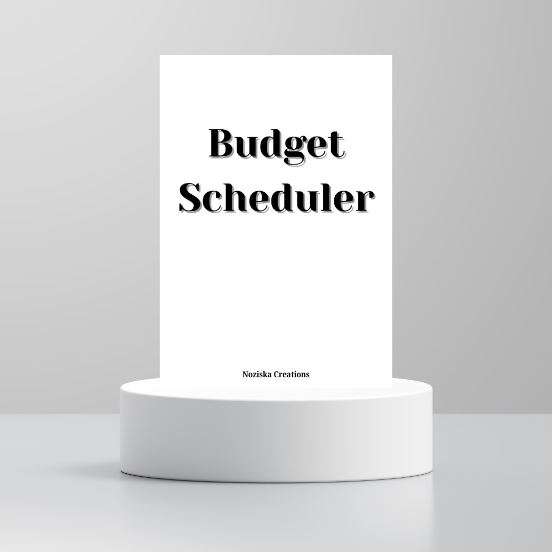 Budget Scheduler Digital Download