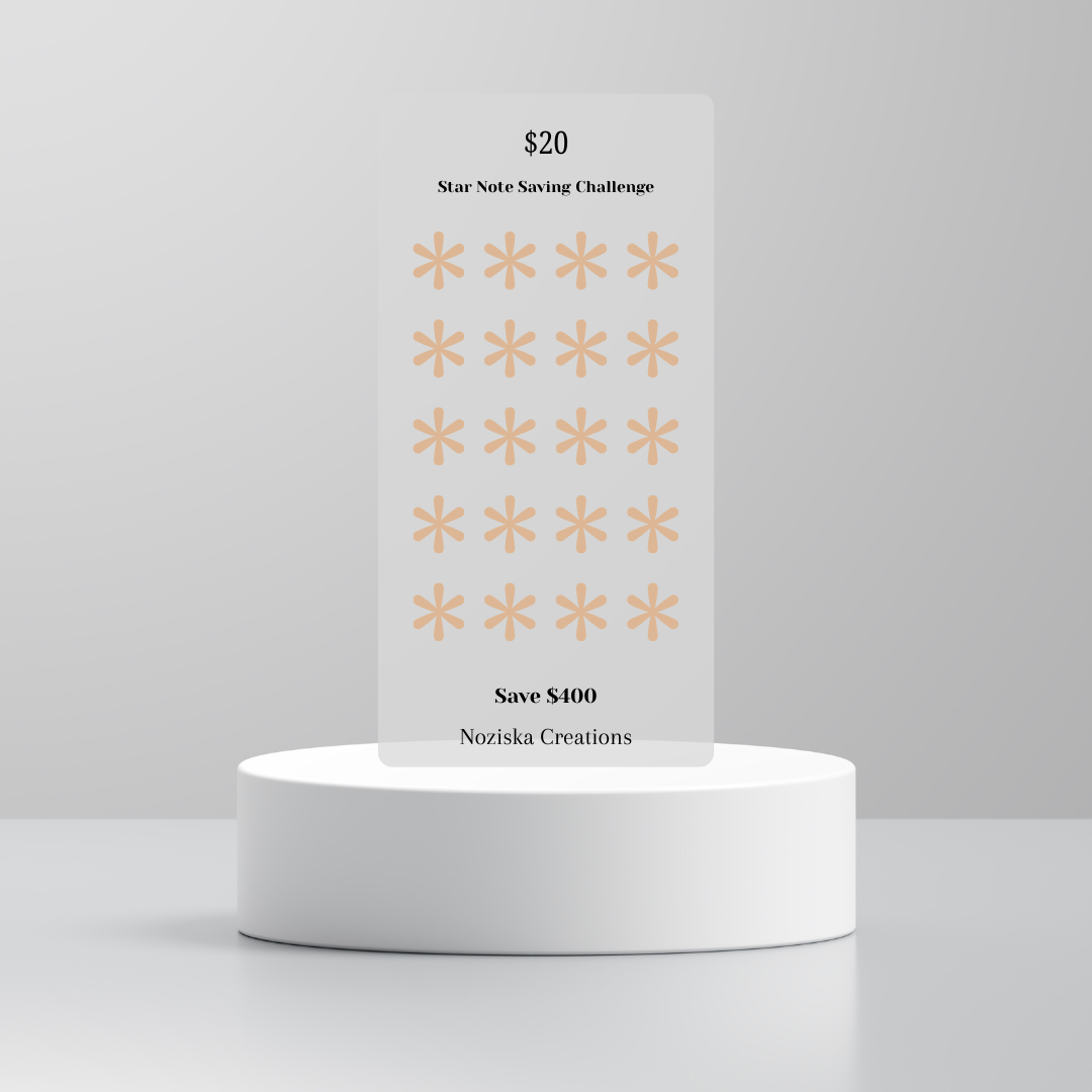 $1-$100 Star Note Saving Challenges