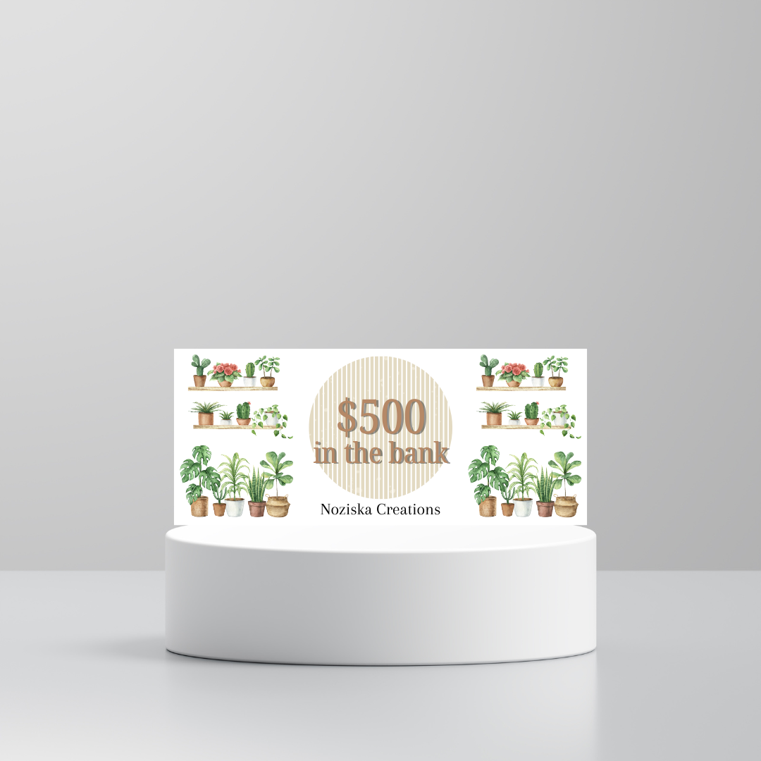 Plants Money Placeholders