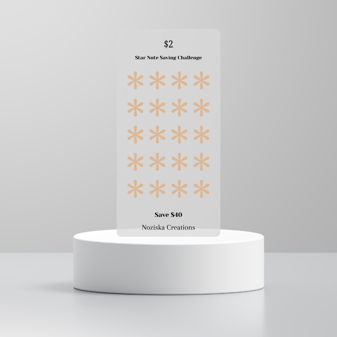 $1-$100 Star Note Saving Challenges