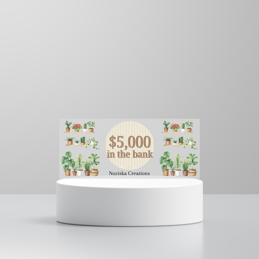Plants Money Placeholders