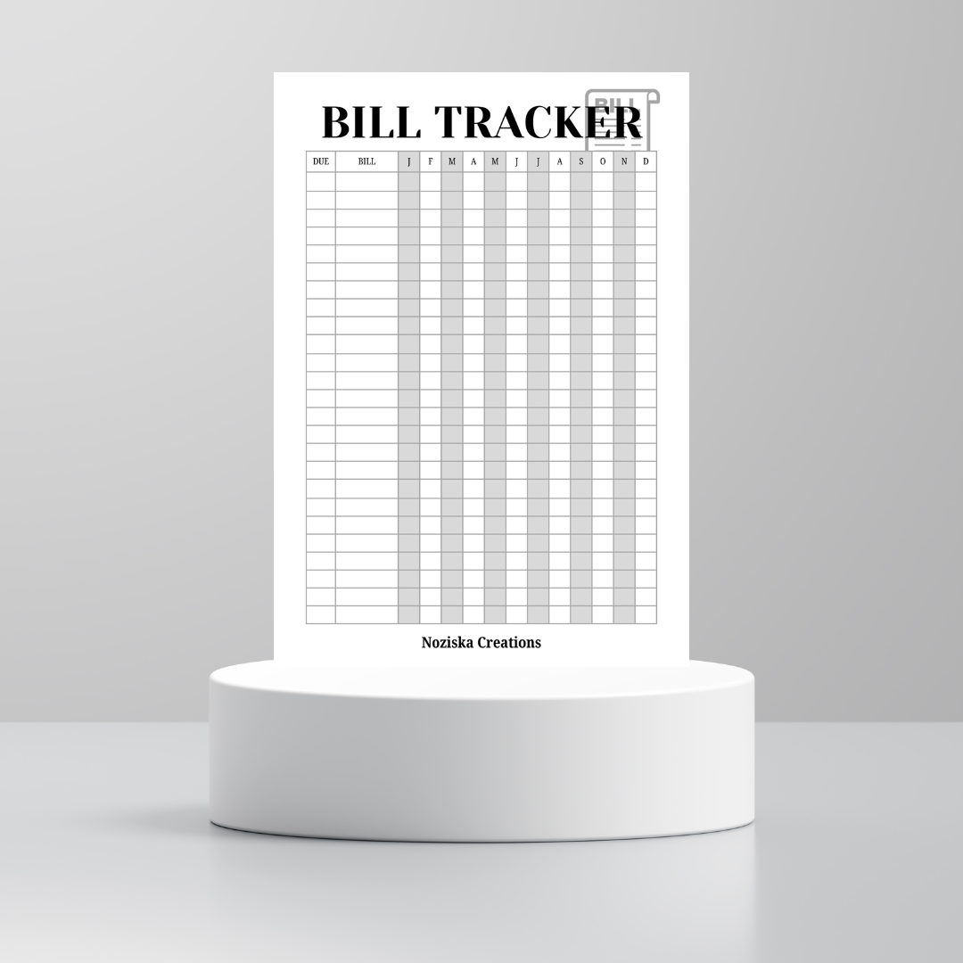 Budget Tracker Digital Download