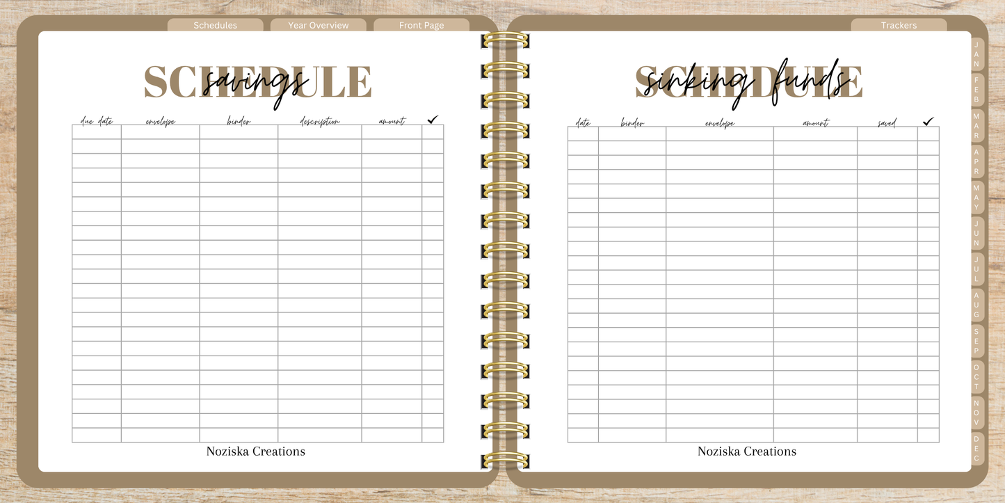 Digital Budget Notebook