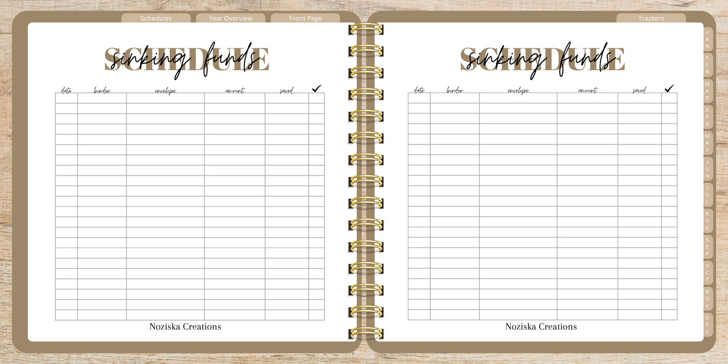 Digital Budget Notebook