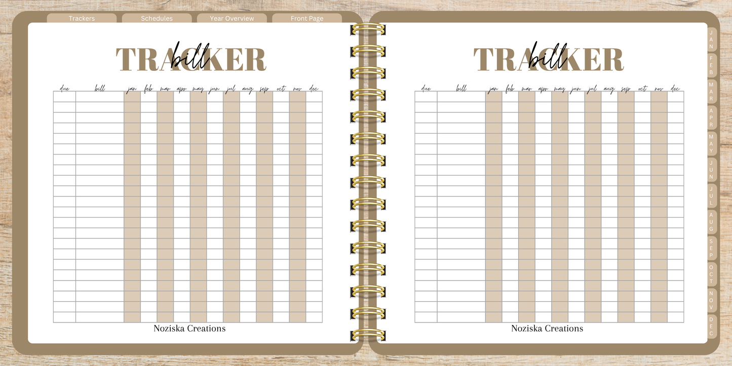 Digital Budget Notebook