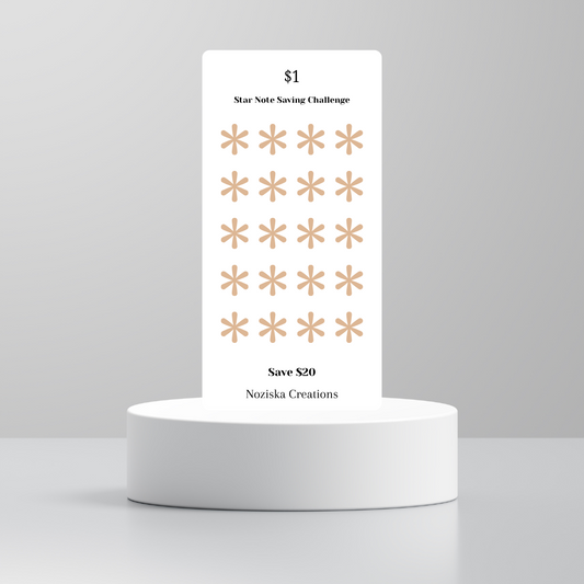 $1-$100 Star Note Saving Challenges
