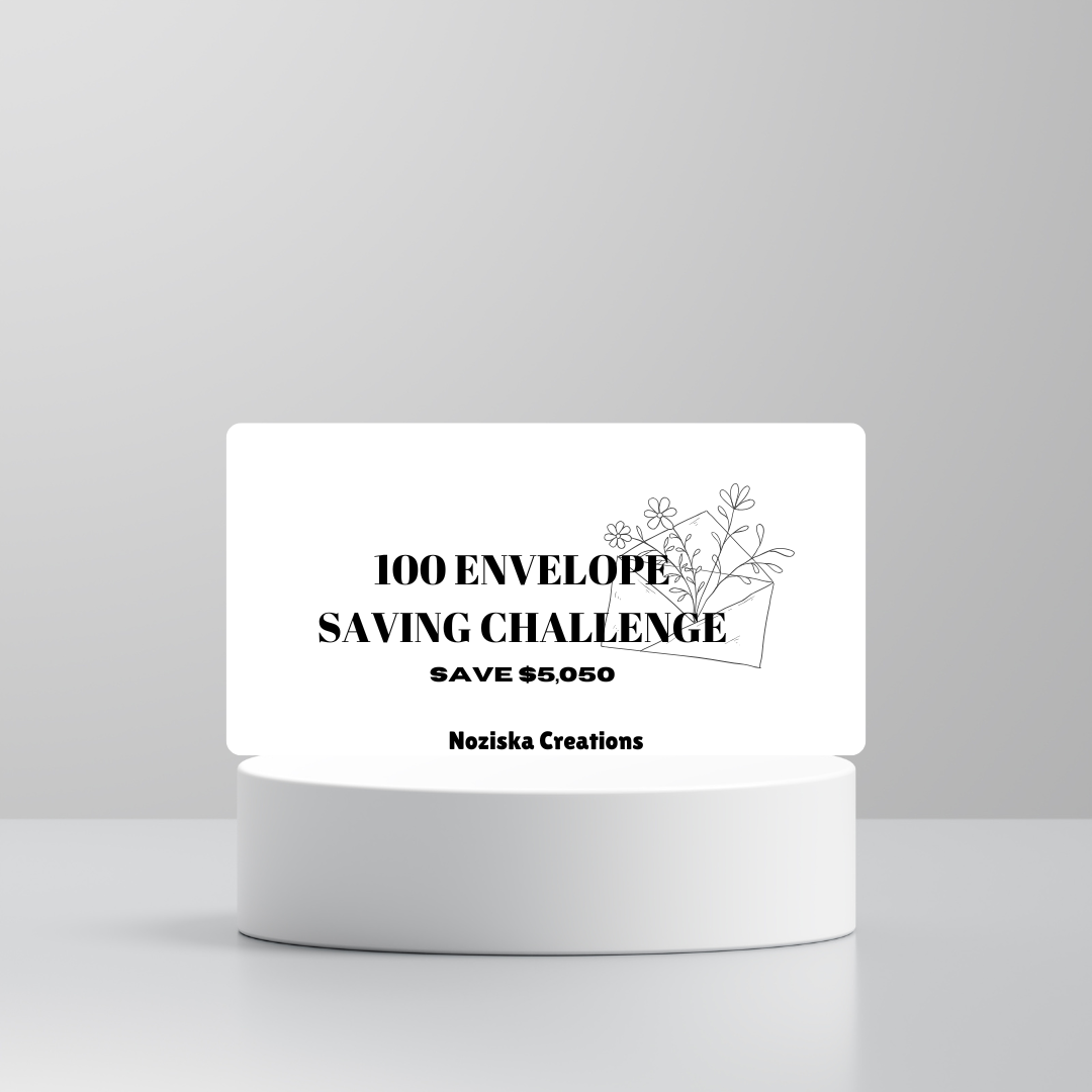 A6 100 Envelope Saving Challenge Setup - $5,050