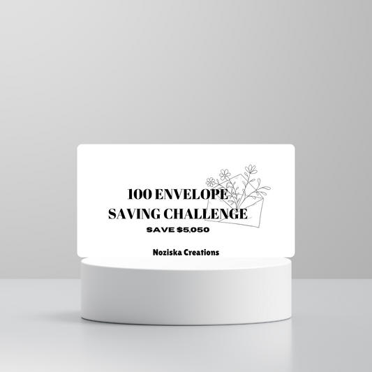 A6 100 Envelope Saving Challenge Setup - $5,050