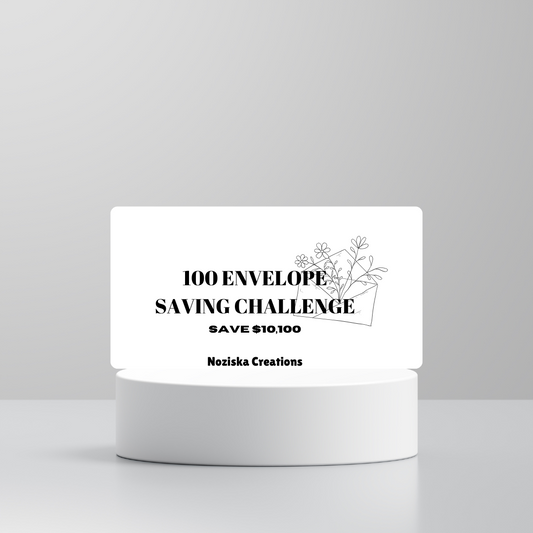 A6 100 Envelope Saving Challenge Setup - $10,100