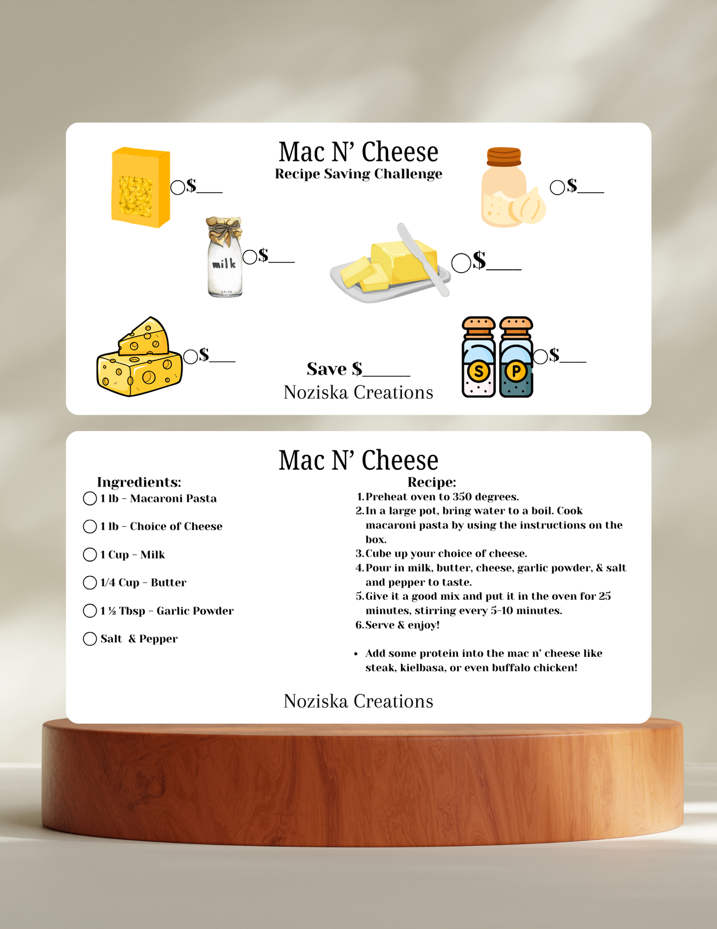 Recipe Saving Challenges