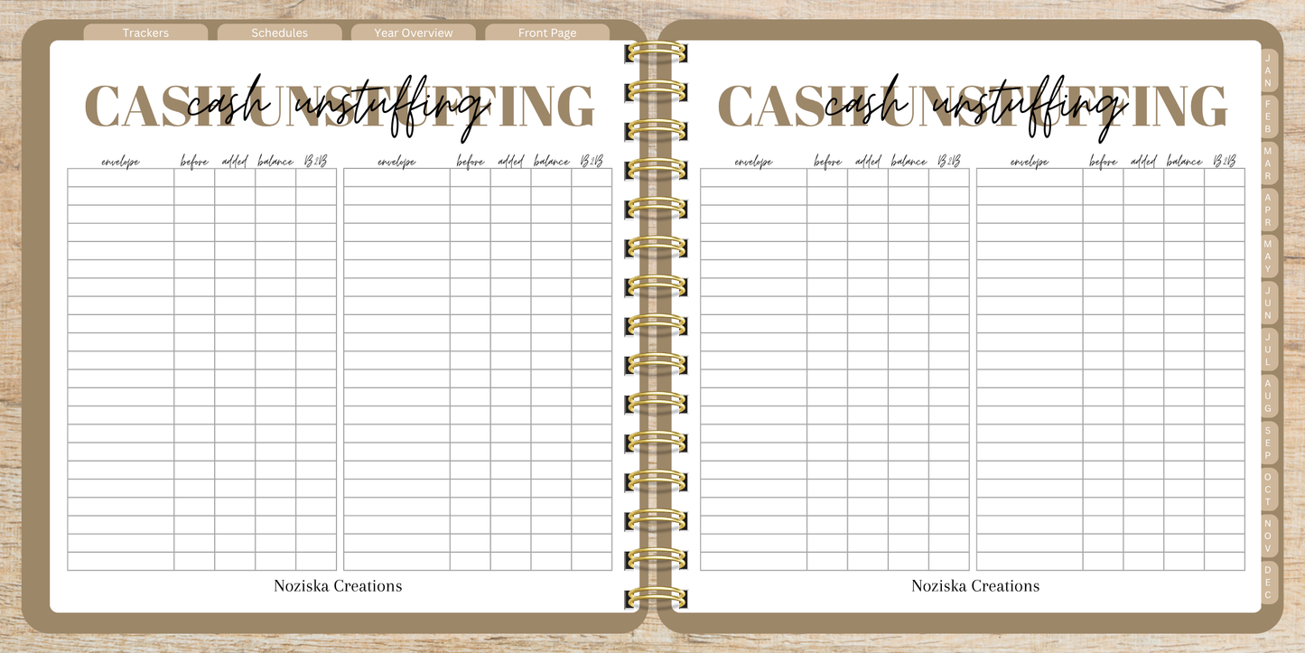 Digital Budget Notebook