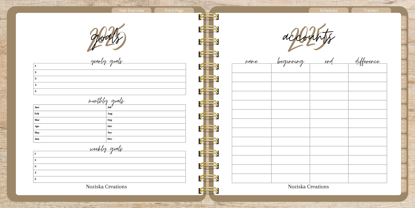 Digital Budget Notebook