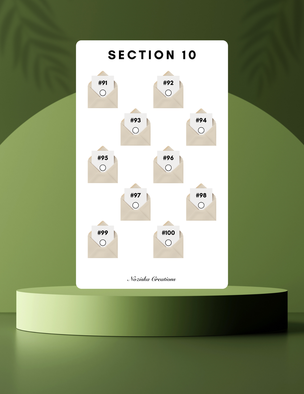 Hey Alexa / Echo / Siri 100 Envelope Saving Challenge