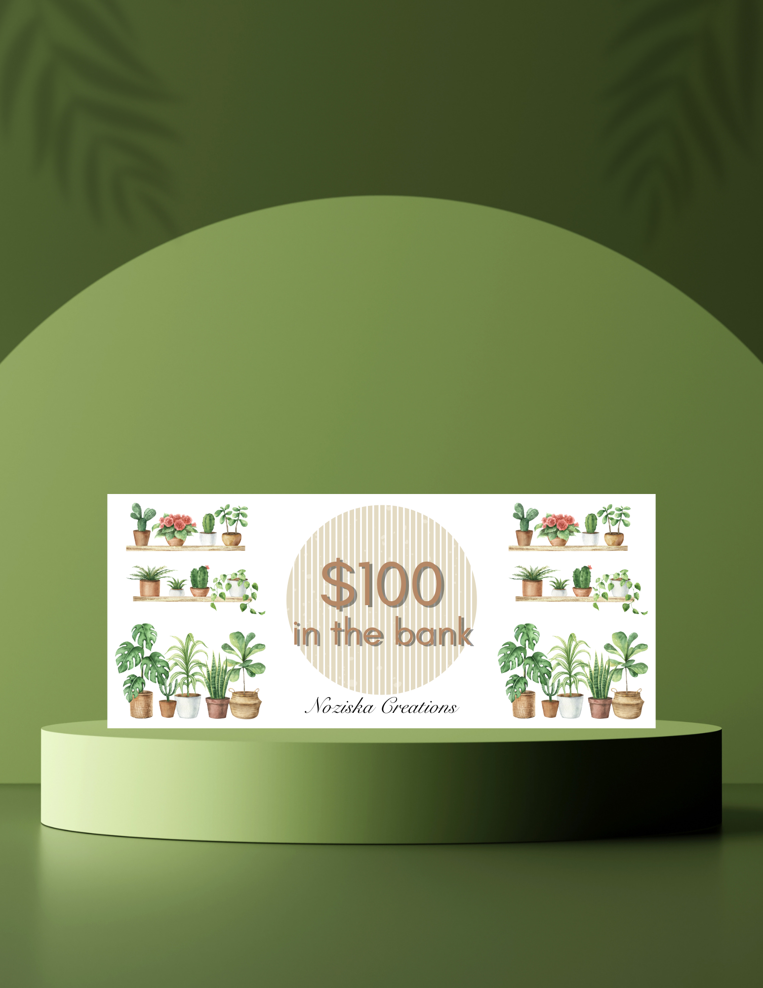 Plant Money Placeholders