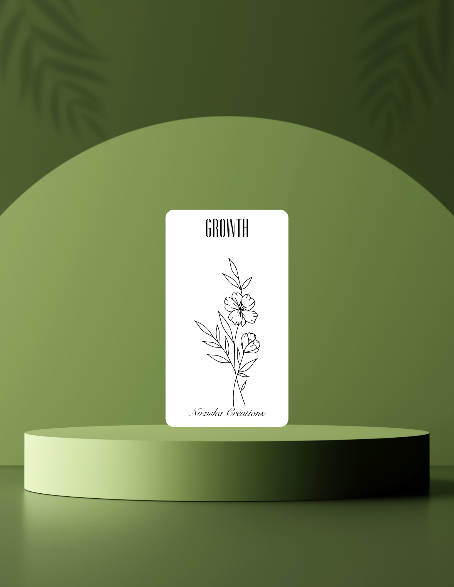 Floral Binder / Planner Decor Cards