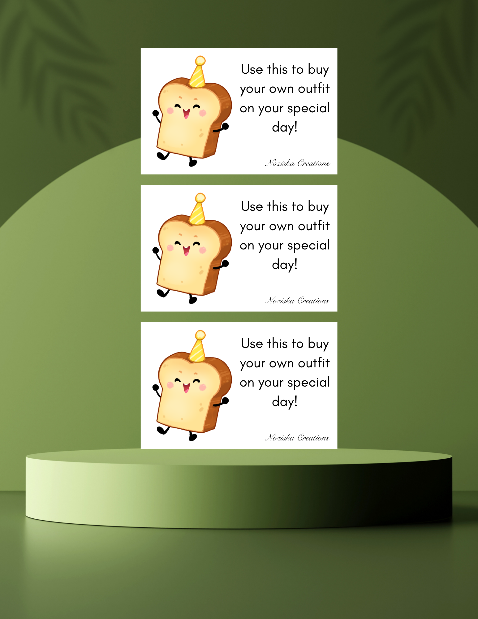 Birthday Gift Card Book