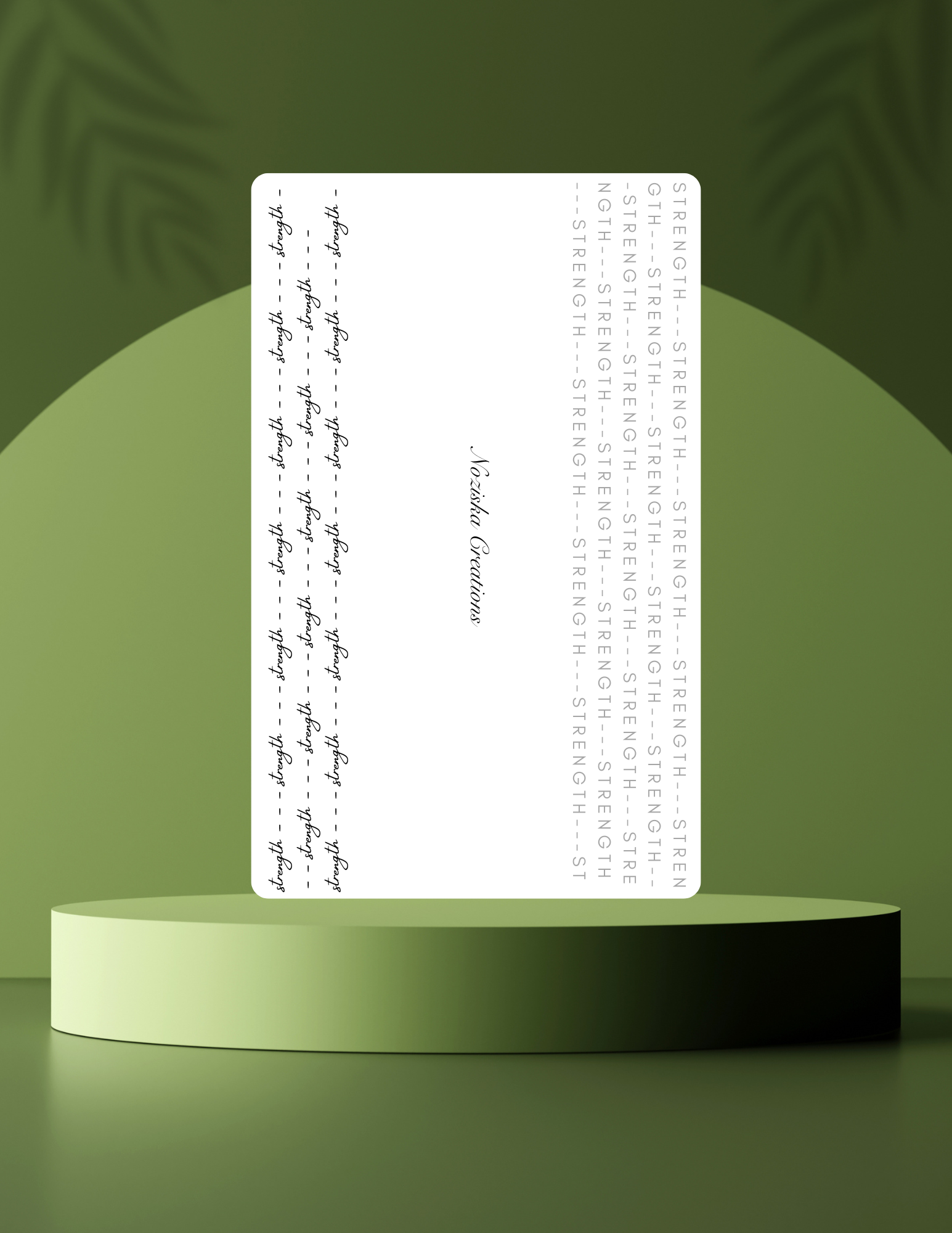 Luxury Binder / Planner Decor Cards