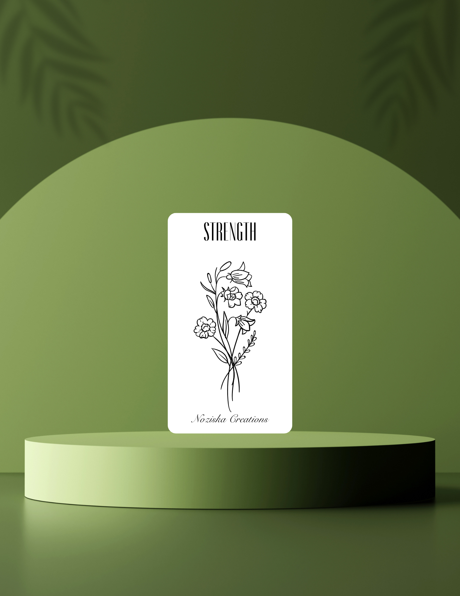 Floral Binder / Planner Decor Cards