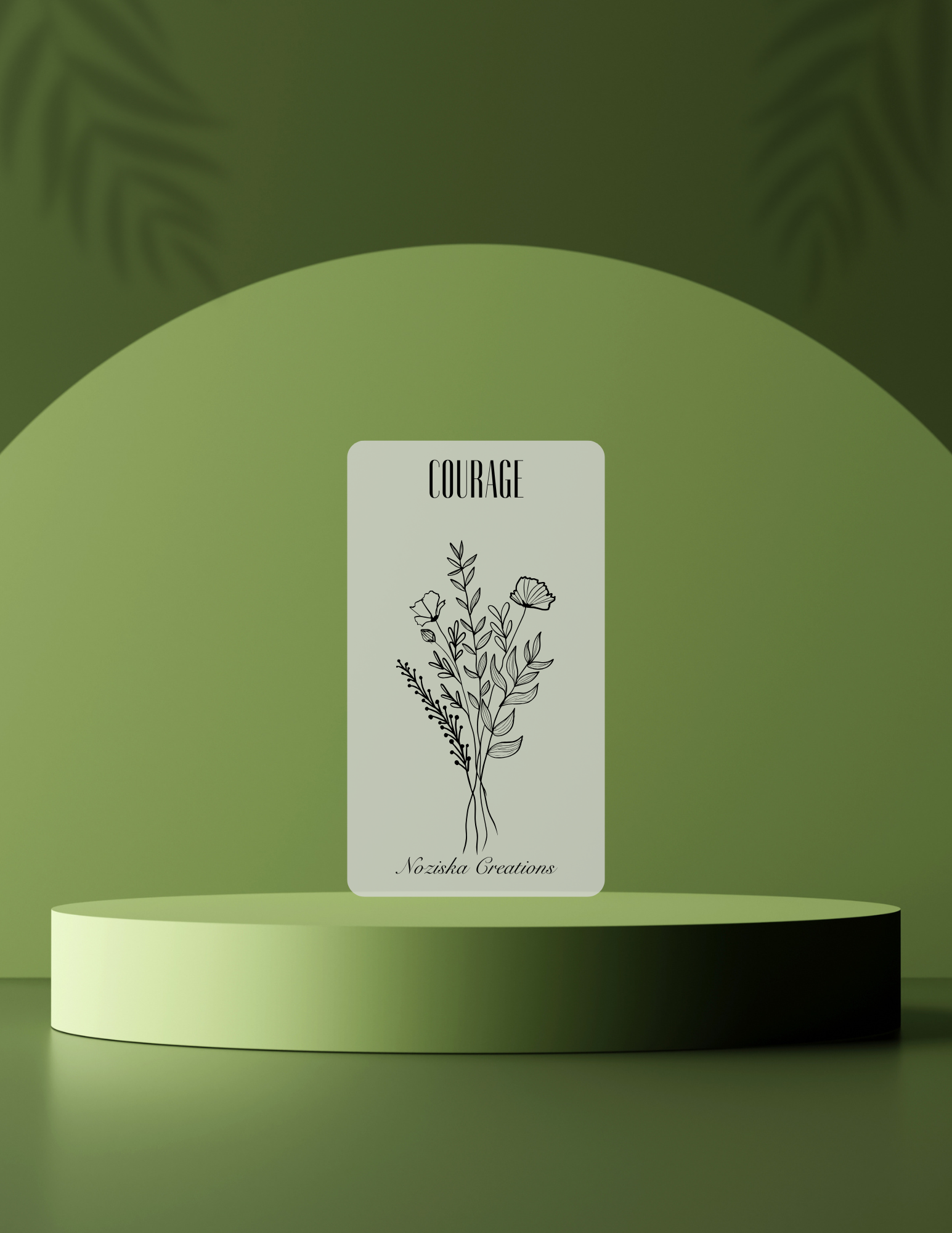 Floral Binder / Planner Decor Cards